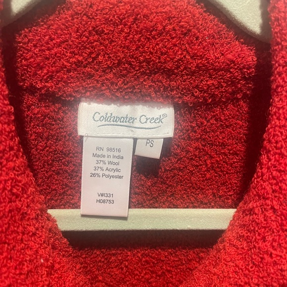 COLDWATER CREEK Wool Blend Knit Jacket - Picture 2 of 6